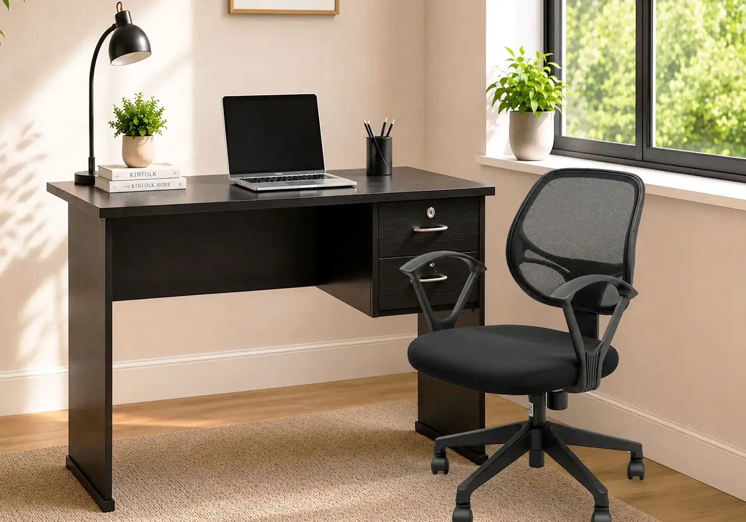 Goose Study Table & Chair Combo